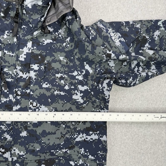 Military Jacket Mens Medium Digital Camo Goretex Parka Working US Navy USN Seals - Picture 15 of 16